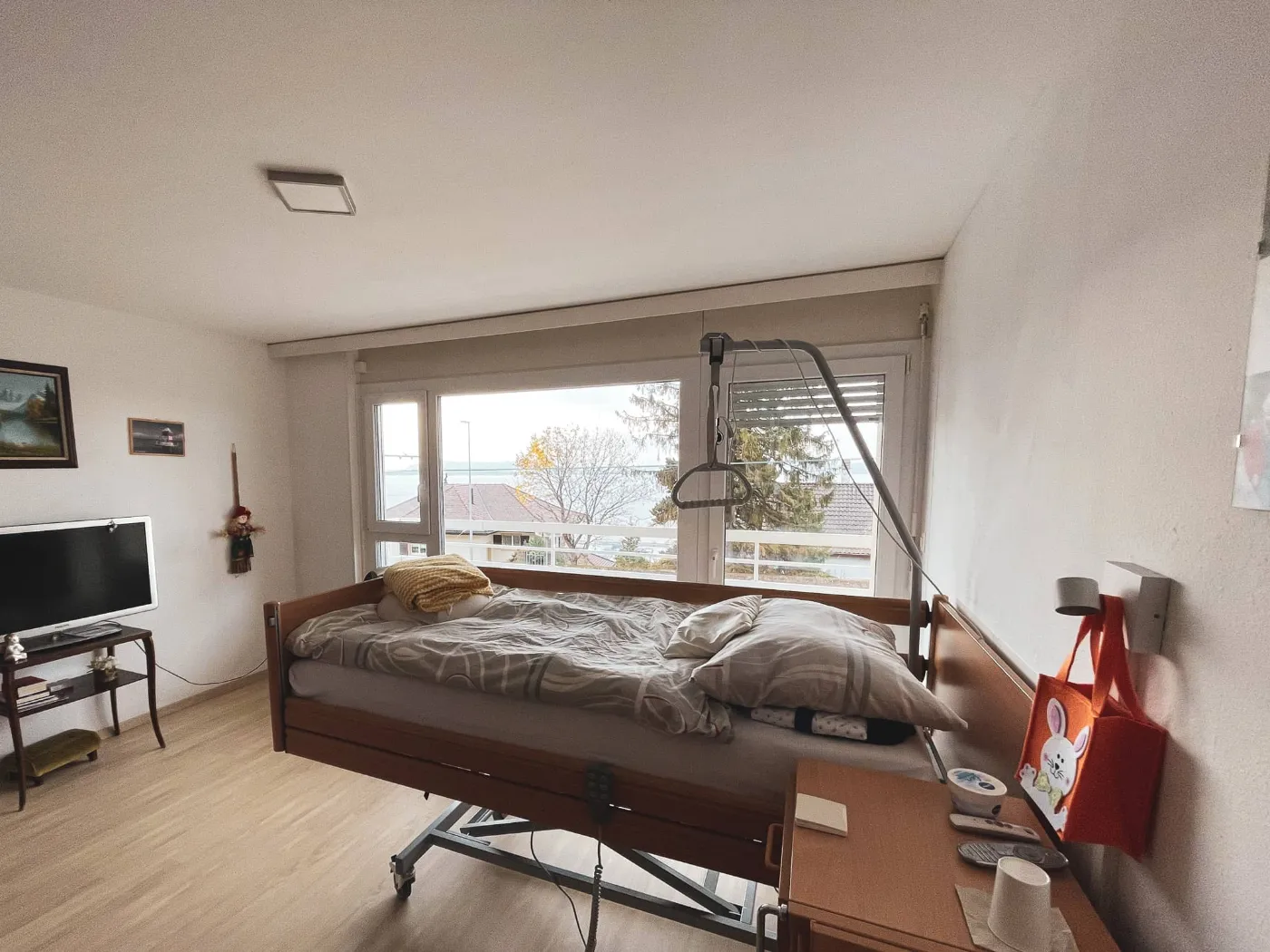 Chambre individuelle avec vue sur le lac